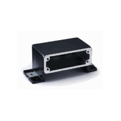 Embase en saillie 24B, Aluminium moulé sous pression, IP68/IP69K, Sortie horizontale, M32